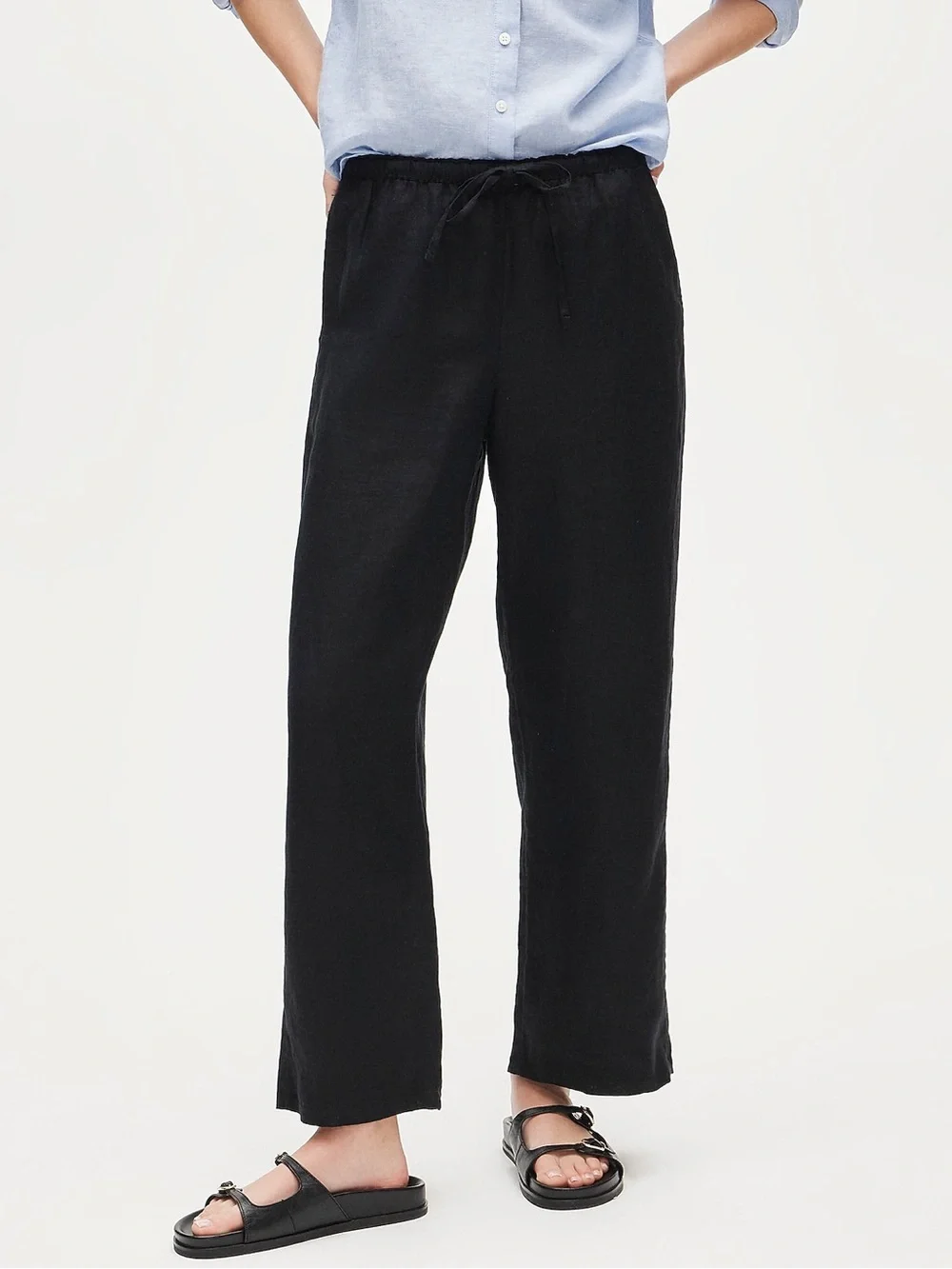 NWT J.Crew Soleil pant in linen